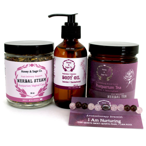 Honey Womban: Postpartum Care Package, Care Package - Honey & Sage 
