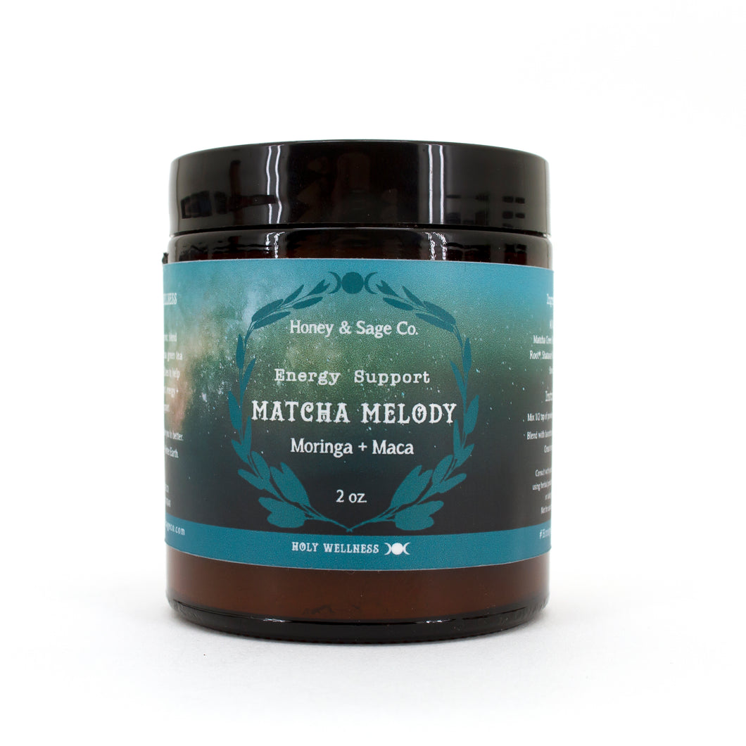 Matcha Melody: Energy + Mood Support, Wellness - Honey & Sage 