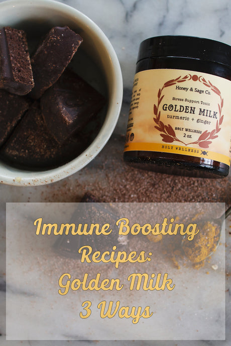 Immune Boosting Recipes: Golden Milk 3 Ways