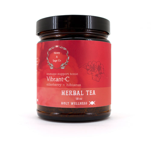 Herbal Tea: Vibrant-C Immune Support Tonic, Tea - Honey & Sage 