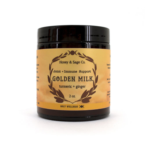 Golden Milk: Stress + Immune Support, Wellness - Honey & Sage 