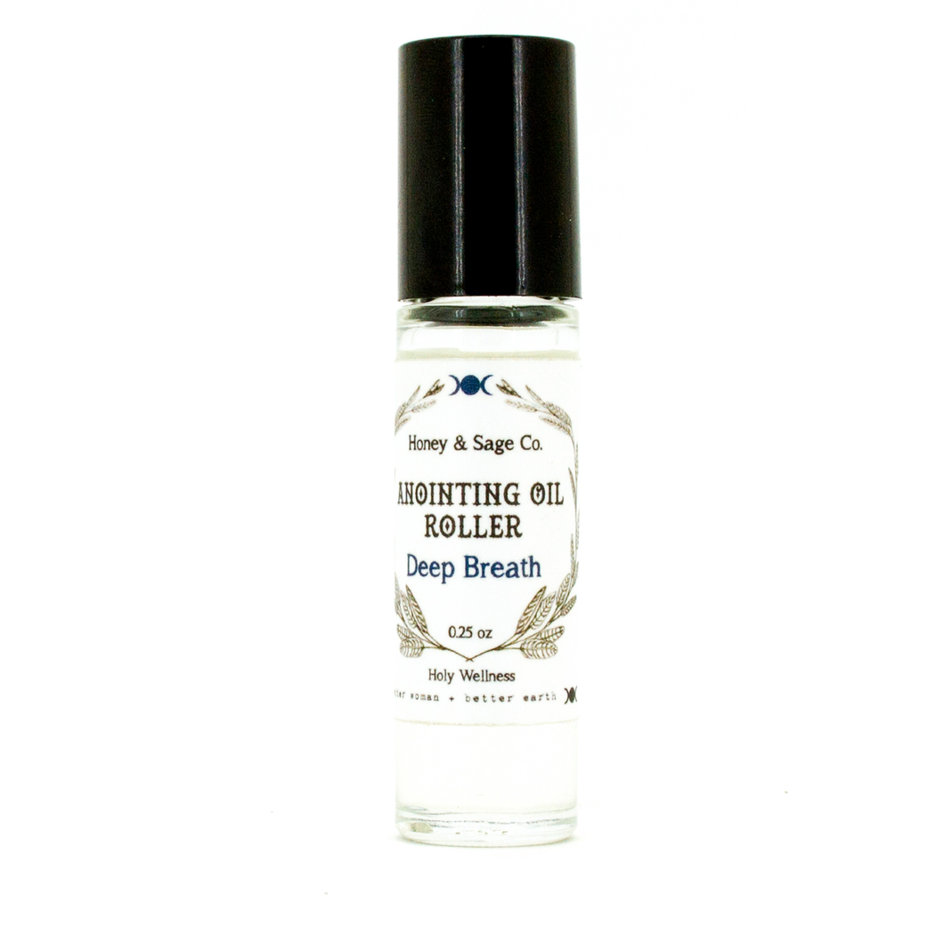 Anointing Oil: Deep Breath, Anointing Oil - Honey & Sage 