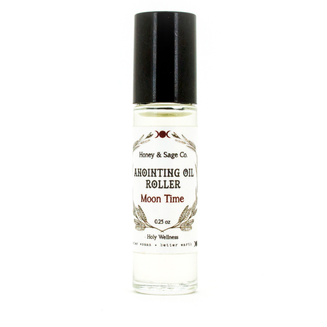 Anointing Oil: Moon Time, Anointing Oil - Honey & Sage 